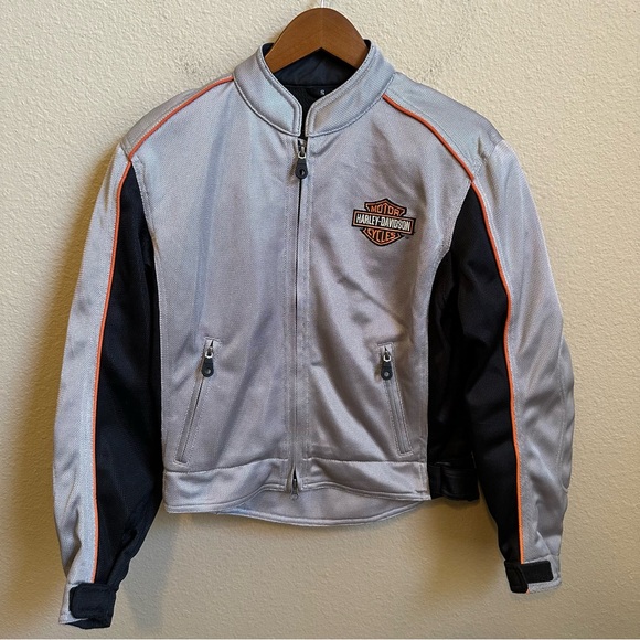 Harley-Davidson Men’s Grey Padded Riding Jacket